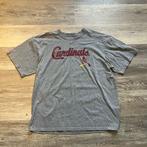 Nike Gray Cardinals Short Sleeve Tee
